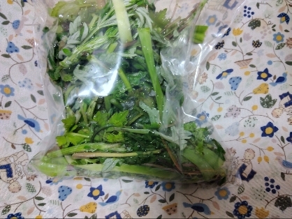 大根葉の冷凍保存ꕤ生のままor塩茹で