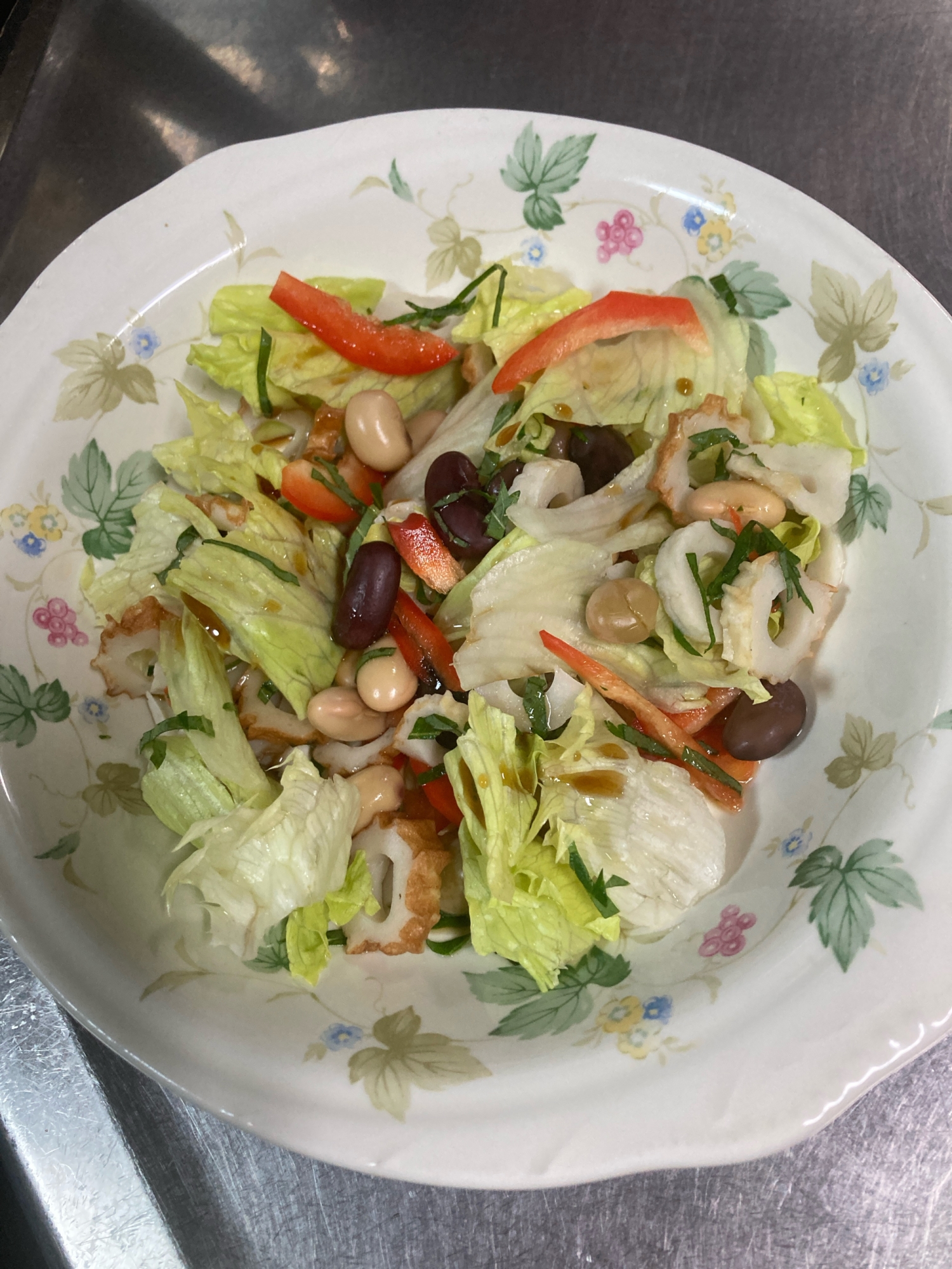 サラダ豆とパプリカのサラダ