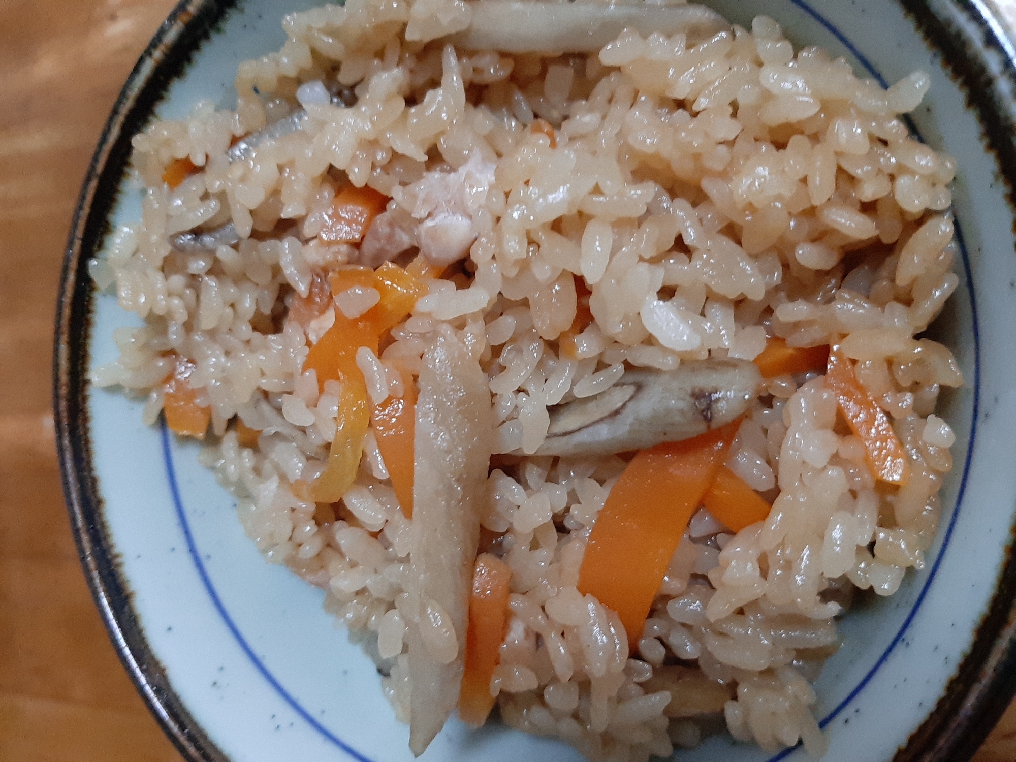 鳥ごぼう炊き込みご飯