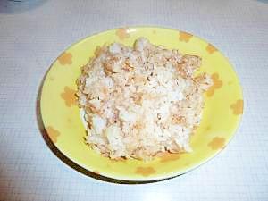 かつおぶし一つで簡単焼きめし