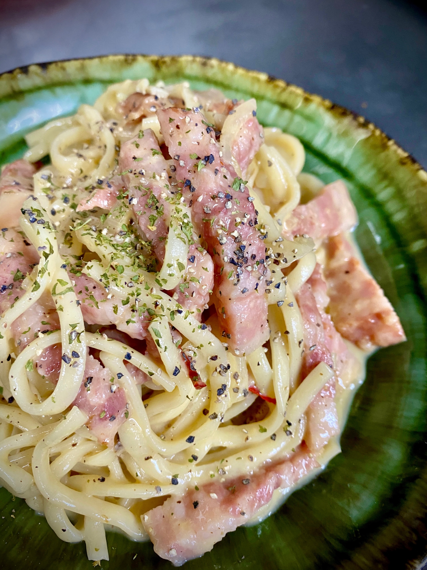 賄い！沖縄ペペロンカルボナーラ！