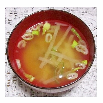 だいこんとねぎの味噌汁