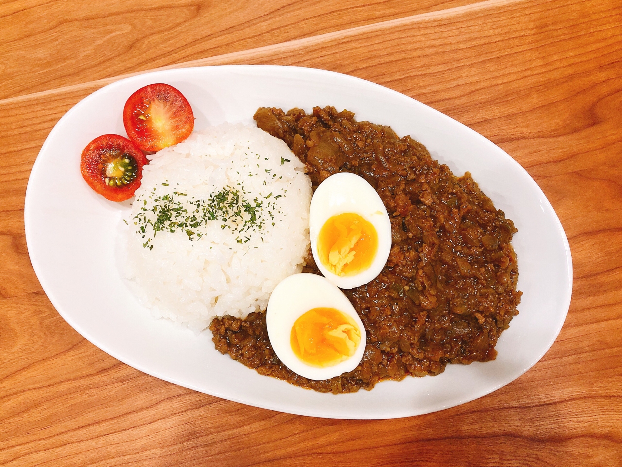 茄子たっぷりキーマカレー