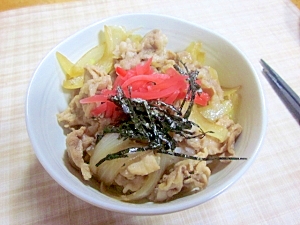 味がしみ込んで美味しい豚丼