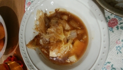 塩豆腐で…❤豆腐の中華あんかけ煮