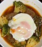 鶏肉とブロッコリーのデミソース