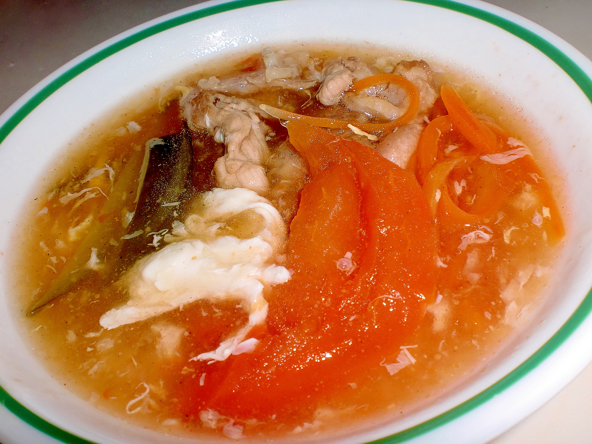 豚肉の野菜スープ