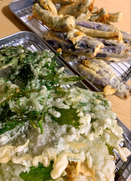 小麦粉と米粉の天ぷら衣 レシピ 作り方 By ぷ みぃまま 楽天レシピ