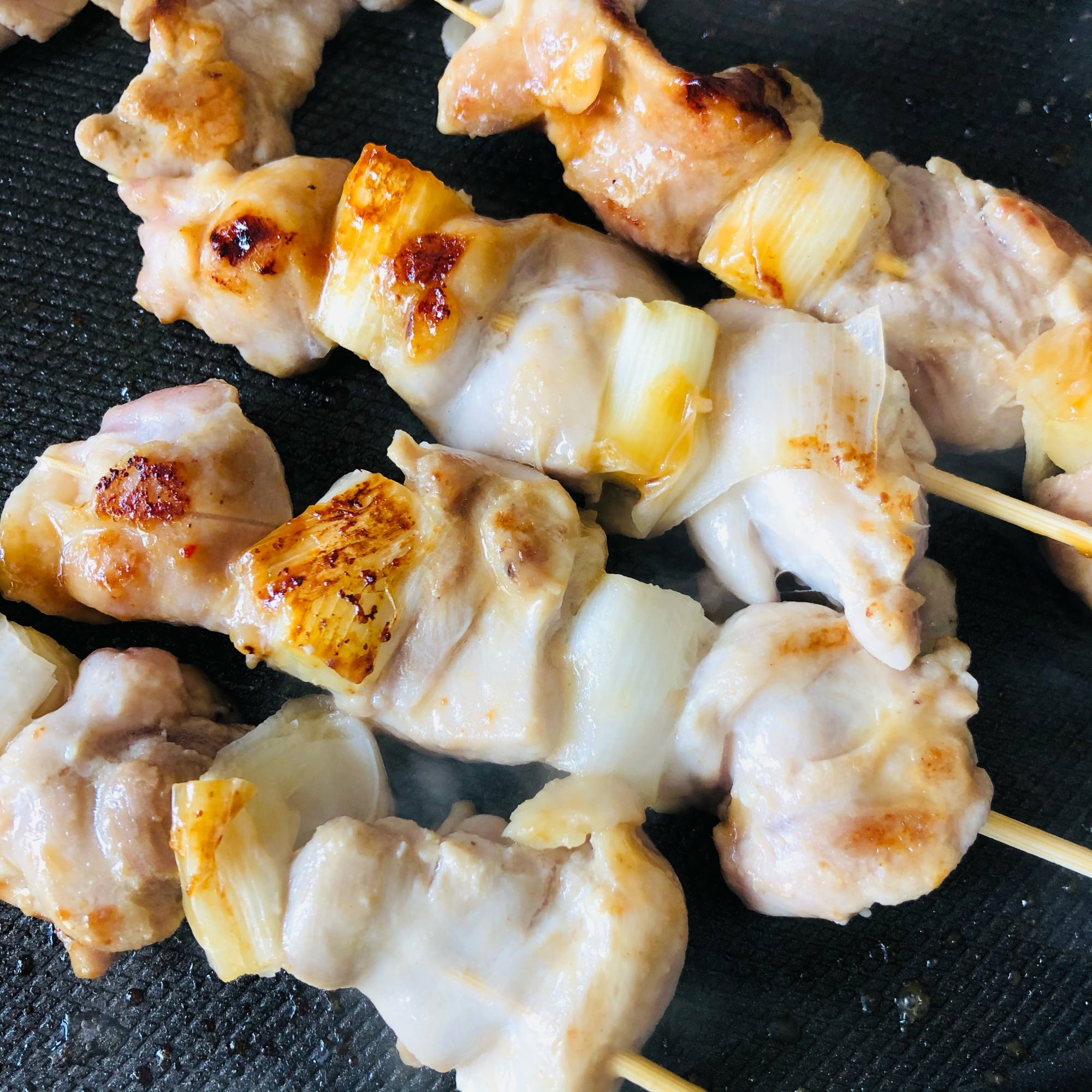 ホットプレート！焼き鳥！ねぎま