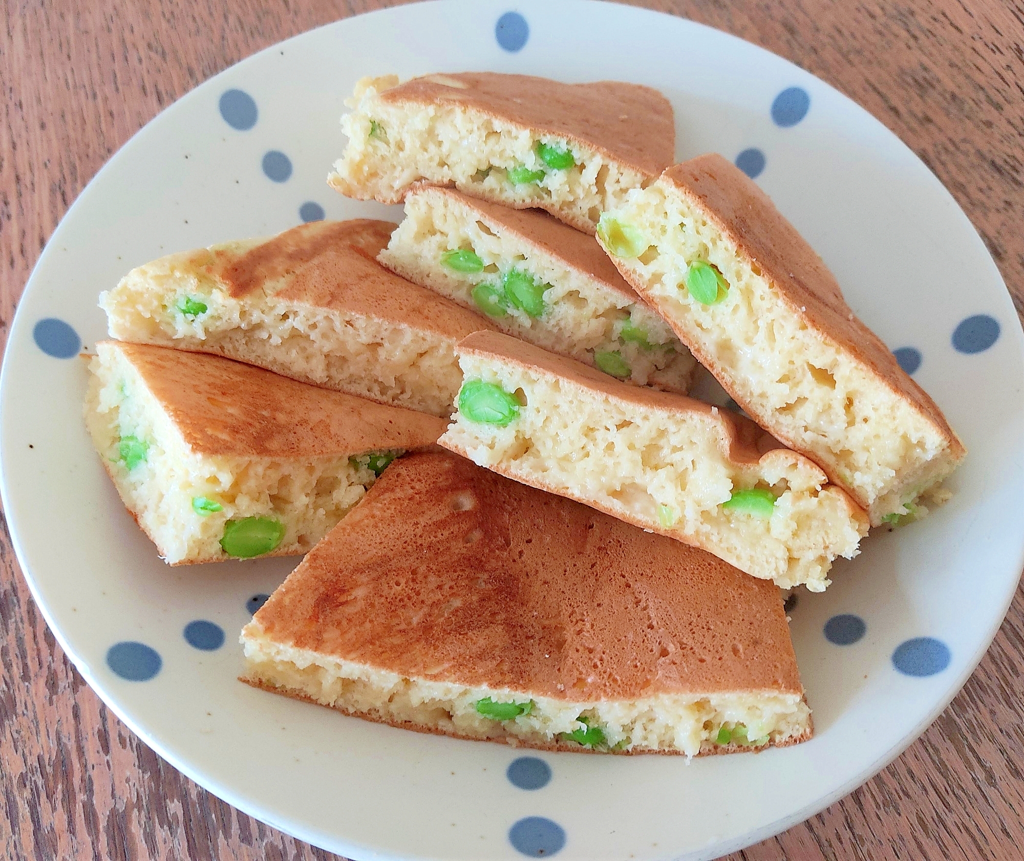 枝豆チーズパンケーキ