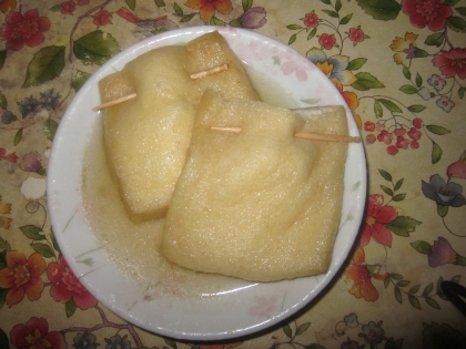 優しい味わいお餅とチーズの巾着煮