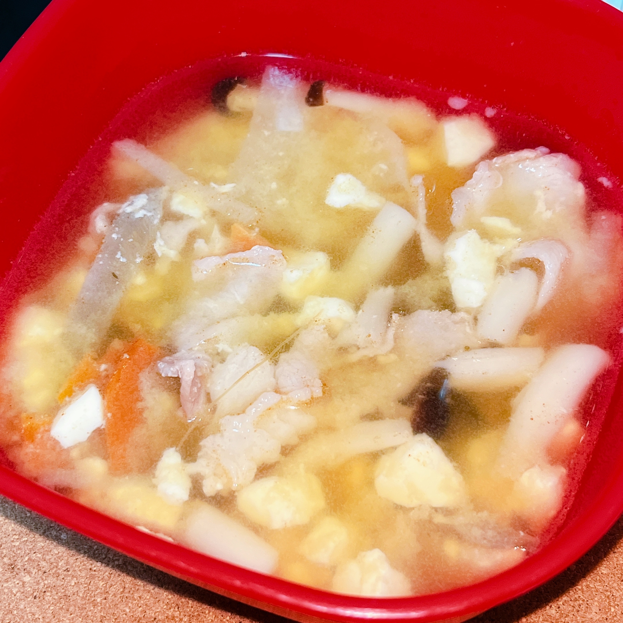 豚汁￤簡単￤冷凍ストック￤豚みんパワー￤野菜多め