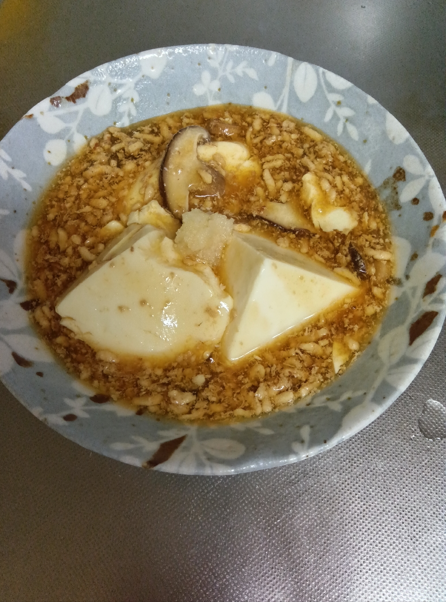 豆腐のそぼろあん