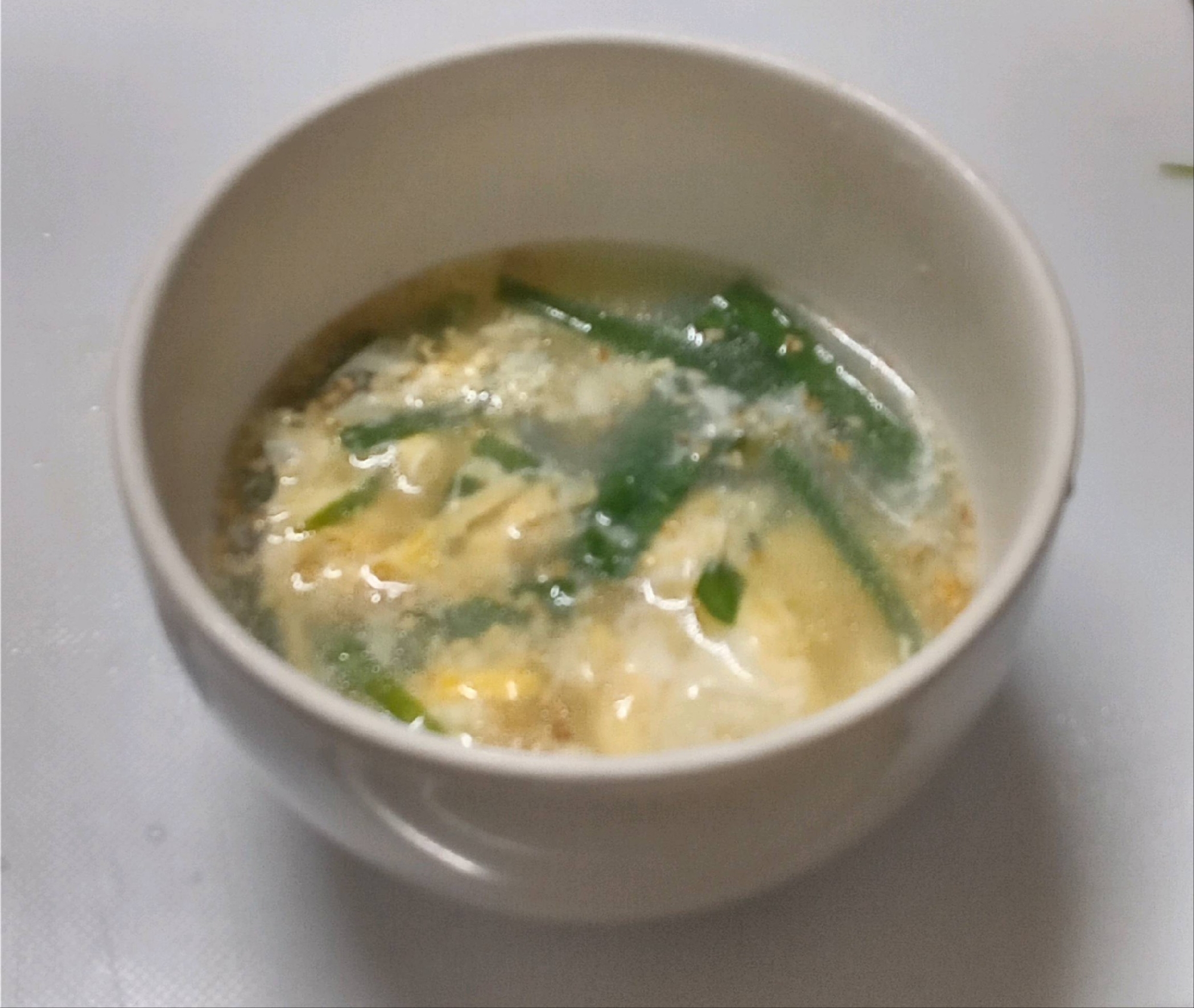 ニラ玉スープ