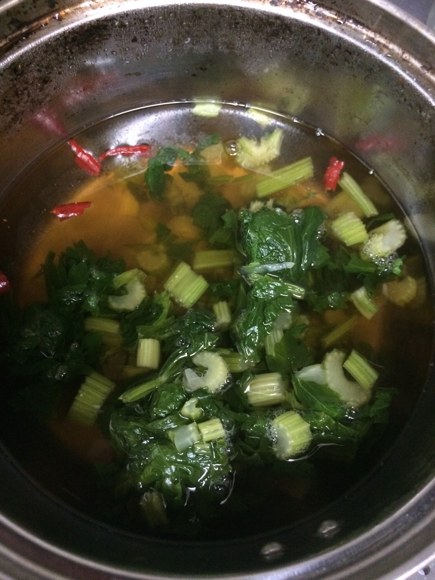 中華風セロリの葉っぱスープ レシピ 作り方 By 目黒 楽天レシピ