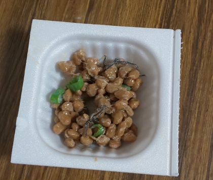 超簡単！混ぜるだけ！塩昆布納豆