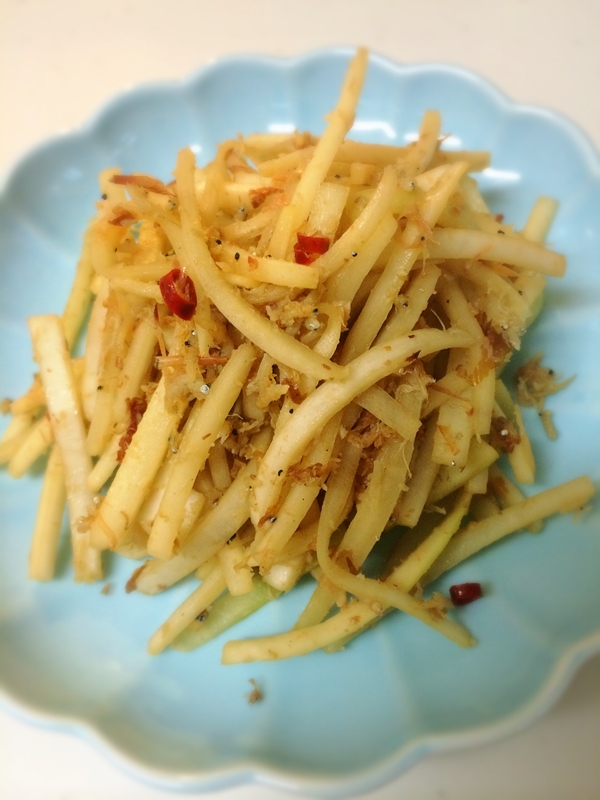 余った皮で一品 大根の皮としらすのきんぴら レシピ 作り方 By Ajisai624 楽天レシピ