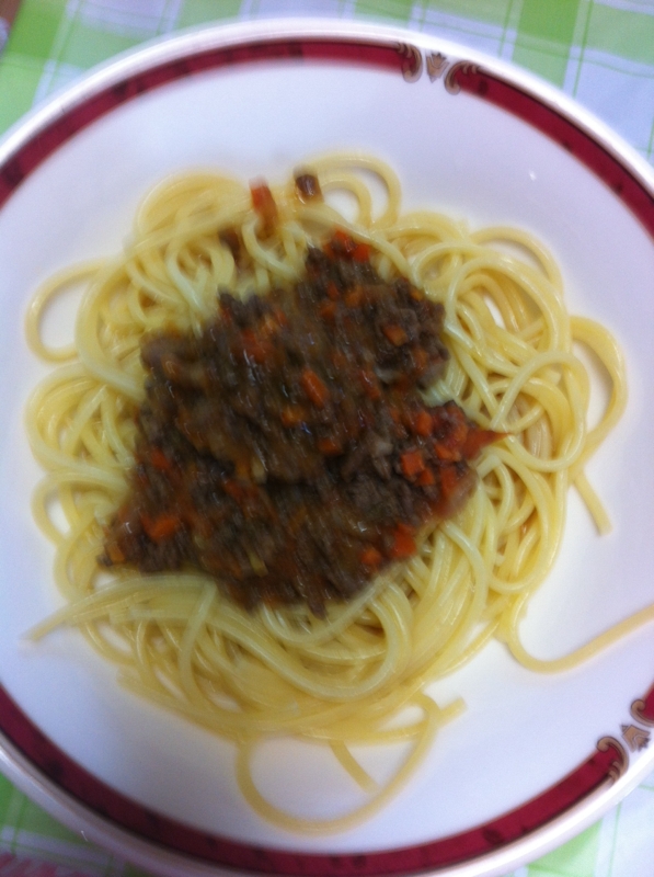 ★豆腐deミートソーススパゲッティ★