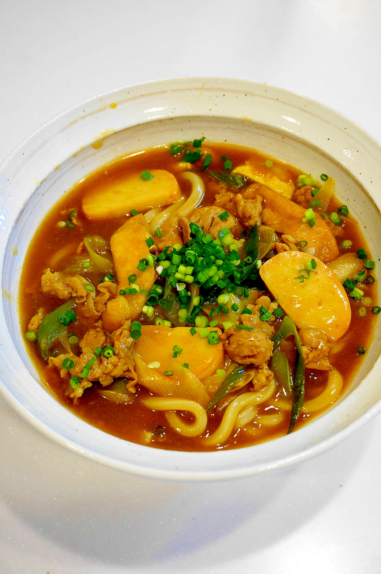 出汁が効いた蕎麦屋さんのカレーうどん！カレーうどん