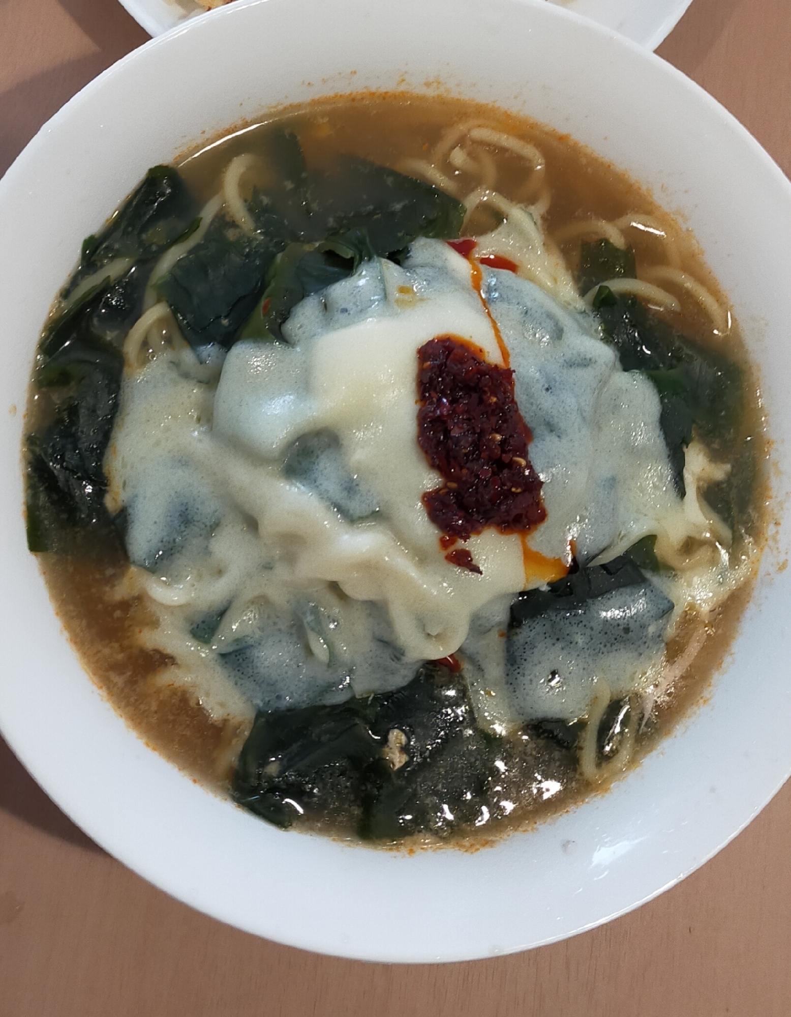 チーズラーメン花椒添え