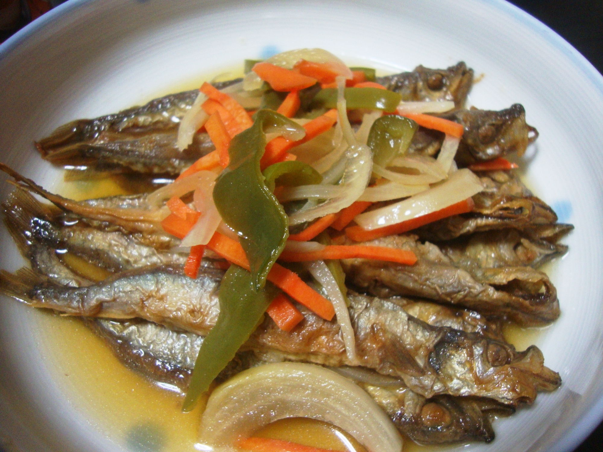 丸ごと食べられる☆ししゃもの南蛮漬け