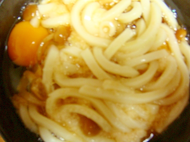 ぶっかけなめこのとろ玉うどん レシピ 作り方 By たいつ03 楽天レシピ