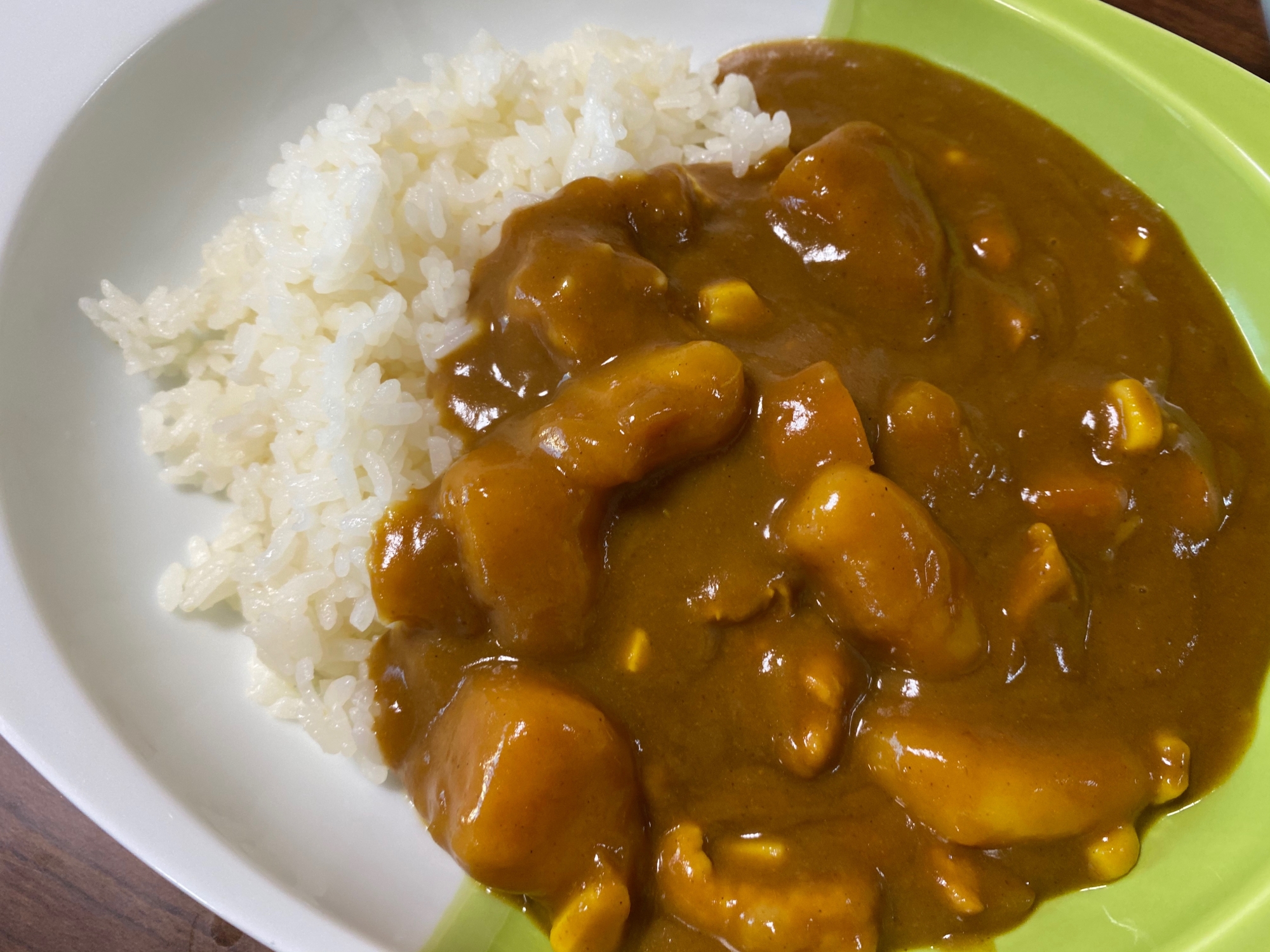 モモ肉でカレー☆