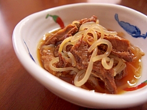 圧力鍋でやわらか♪あっさり味の牛すじ煮込み