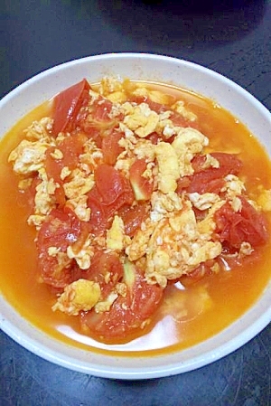 簡単・トマトの卵の炒め物