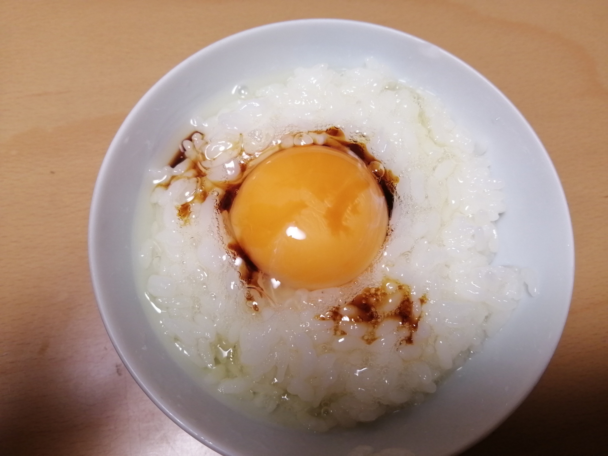 ふわふわ卵かけご飯