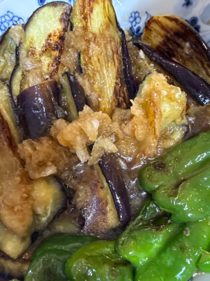 簡単！揚げない！ナスとオクラの揚げ浸し