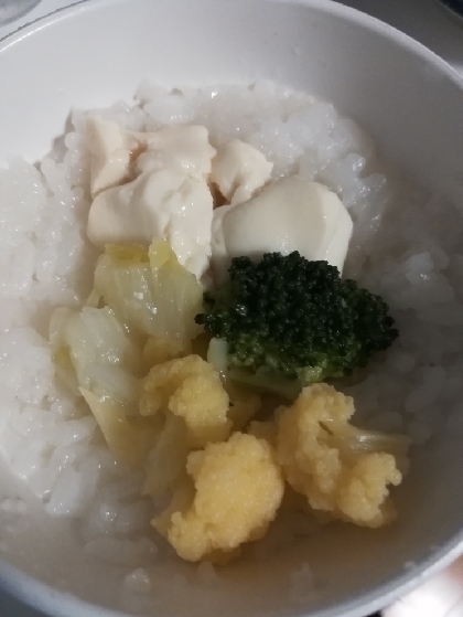 【幼児食】豆腐と野菜のあんかけ丼★