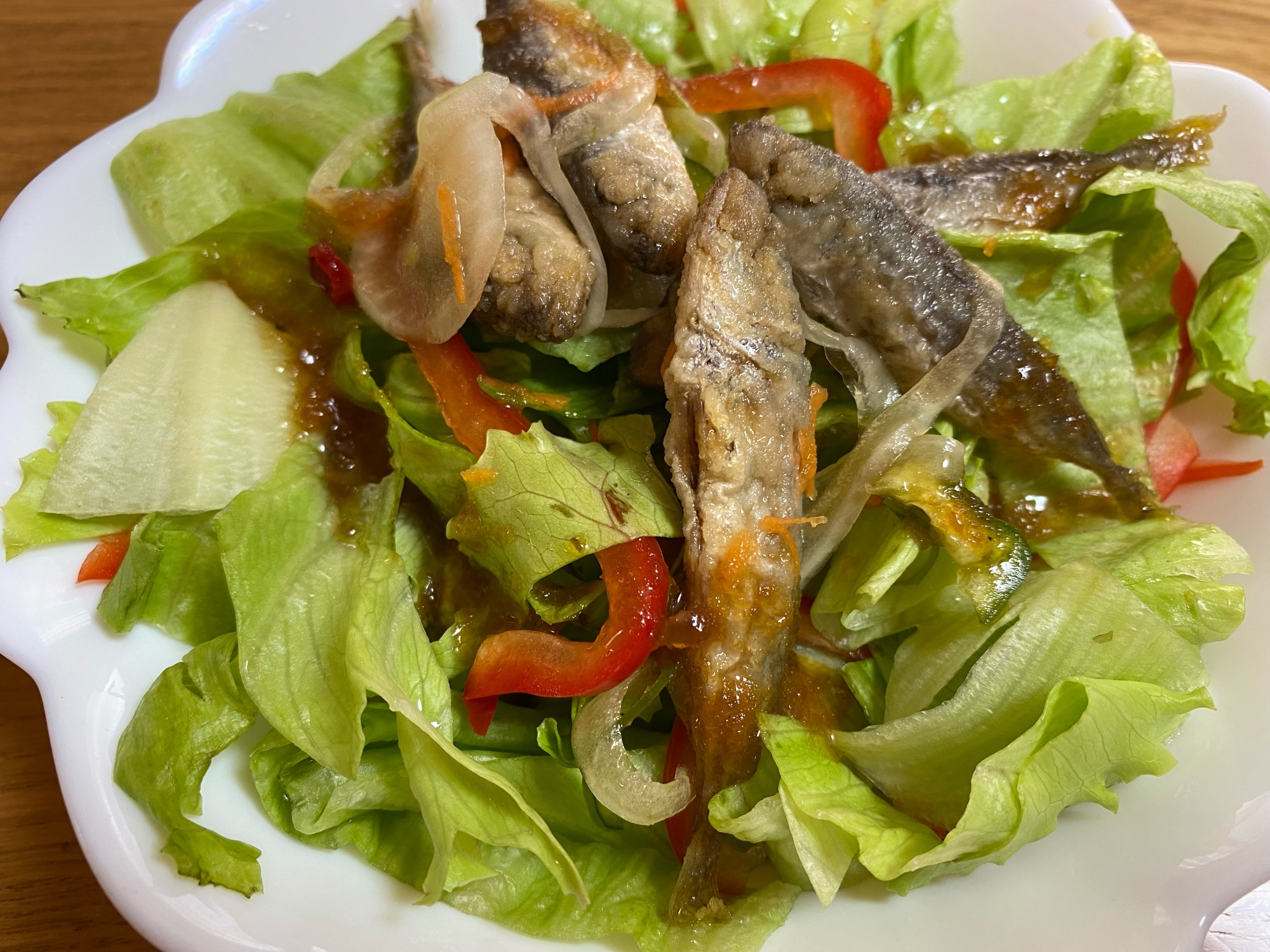 豆あじのエスカベッシュサラダ