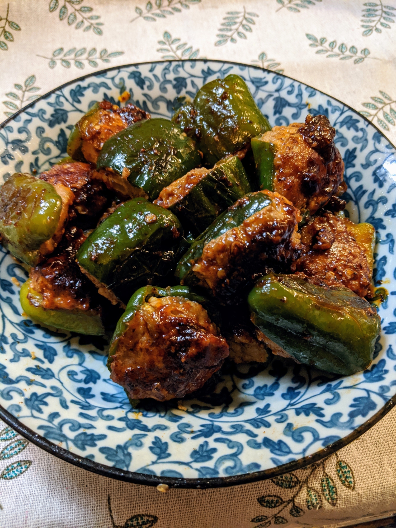 お弁当にも★一口サイズのピーマン肉詰め♪