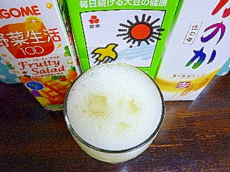 アイス♡フルーティーサラダソイミルク酒