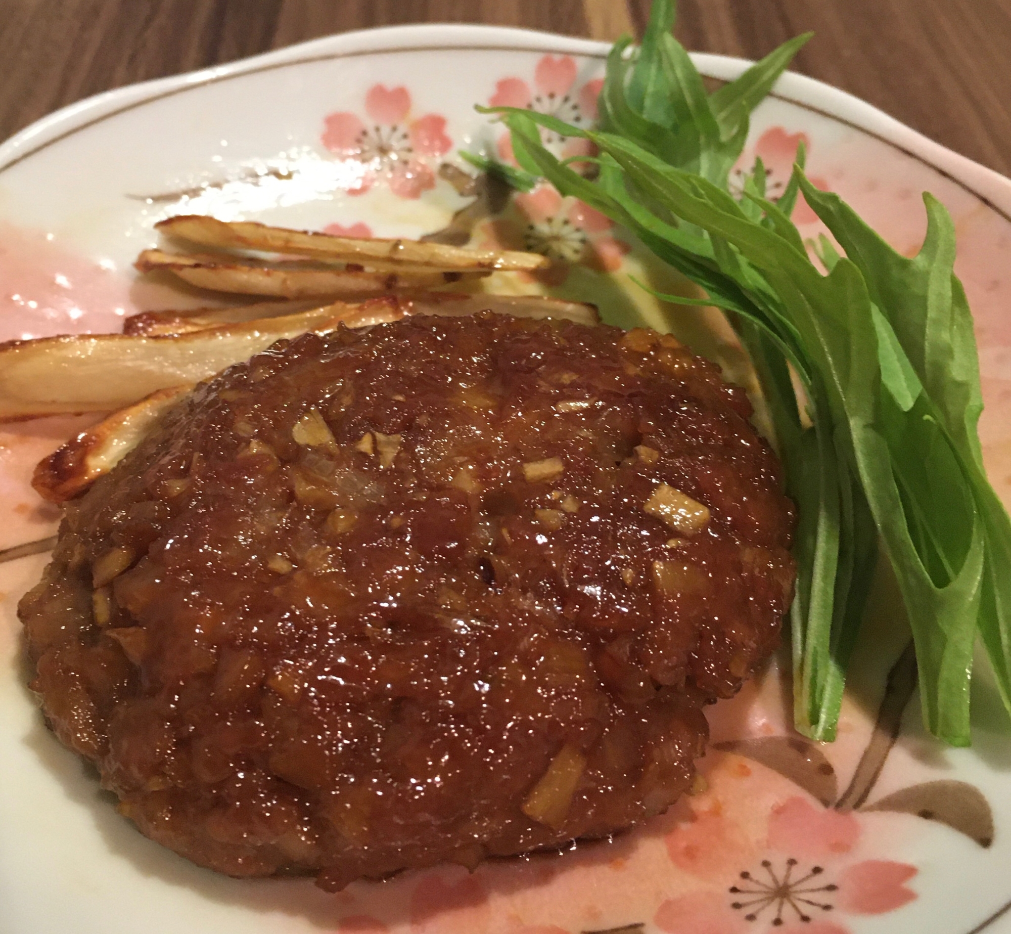 つくね風！ごぼうハンバーグ！