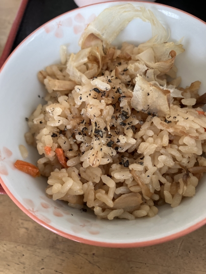 雑穀米De〜舞茸ごぼう炊き込みご飯