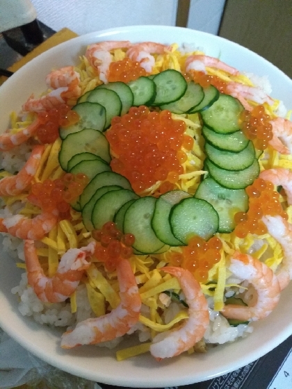 ちらし寿司に使いました。破れずきれいに焼けました！