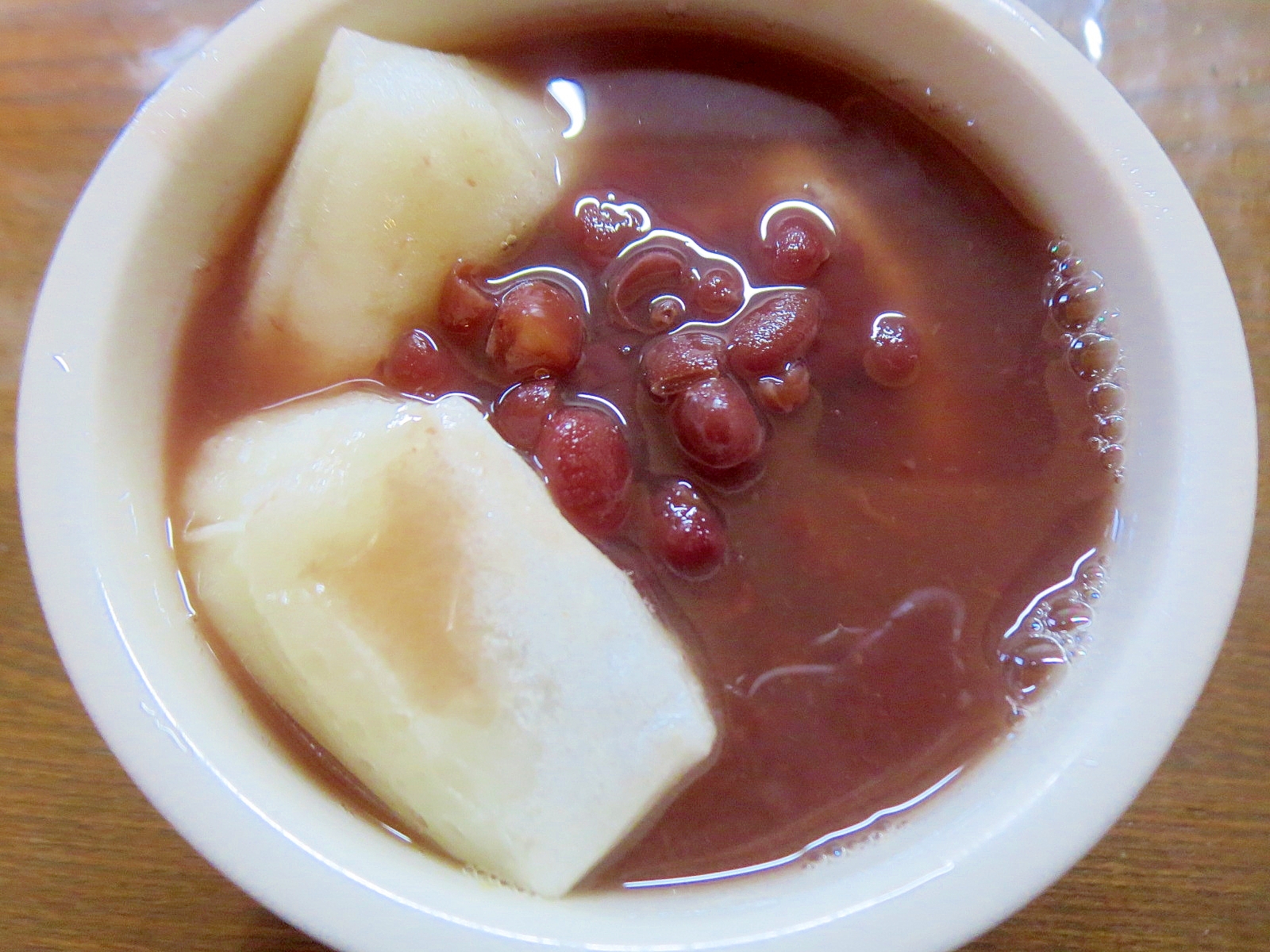 小豆缶で簡単ぜんざい