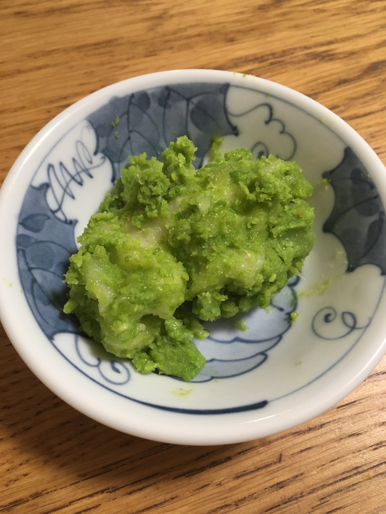 グリンピースのずんだ餅風