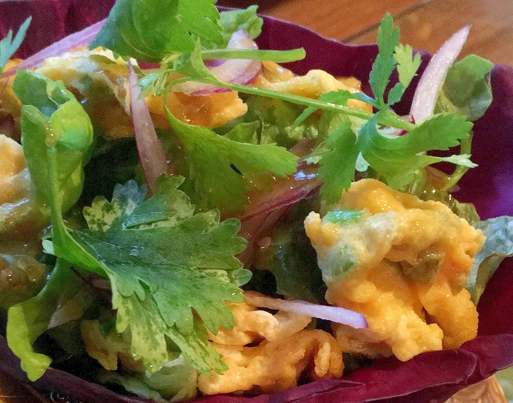 パクチーと卵のエスニックサラダ レシピ 作り方 By Ciciino 楽天レシピ パクチーと卵のエスニックサラダ レシピ 作り方 By Ciciino 楽天レシピ