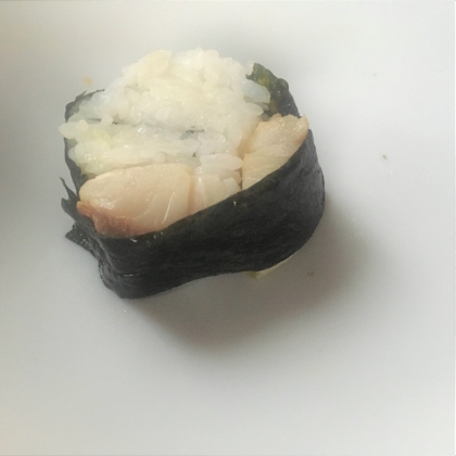 【うま塩】〆サバの海苔巻きと棒寿司