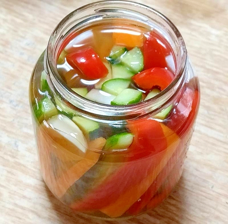 ホワイトバルサミコ酢で作るピクルス