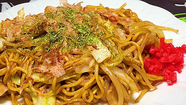 焼きそば【食感が美味しい焦がし麺】