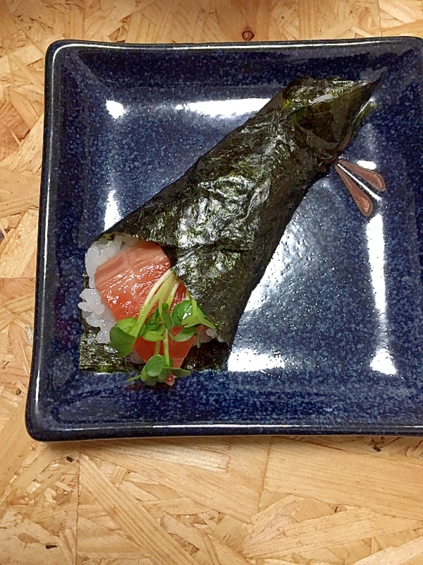 手巻き寿司 サーモンマヨ♪