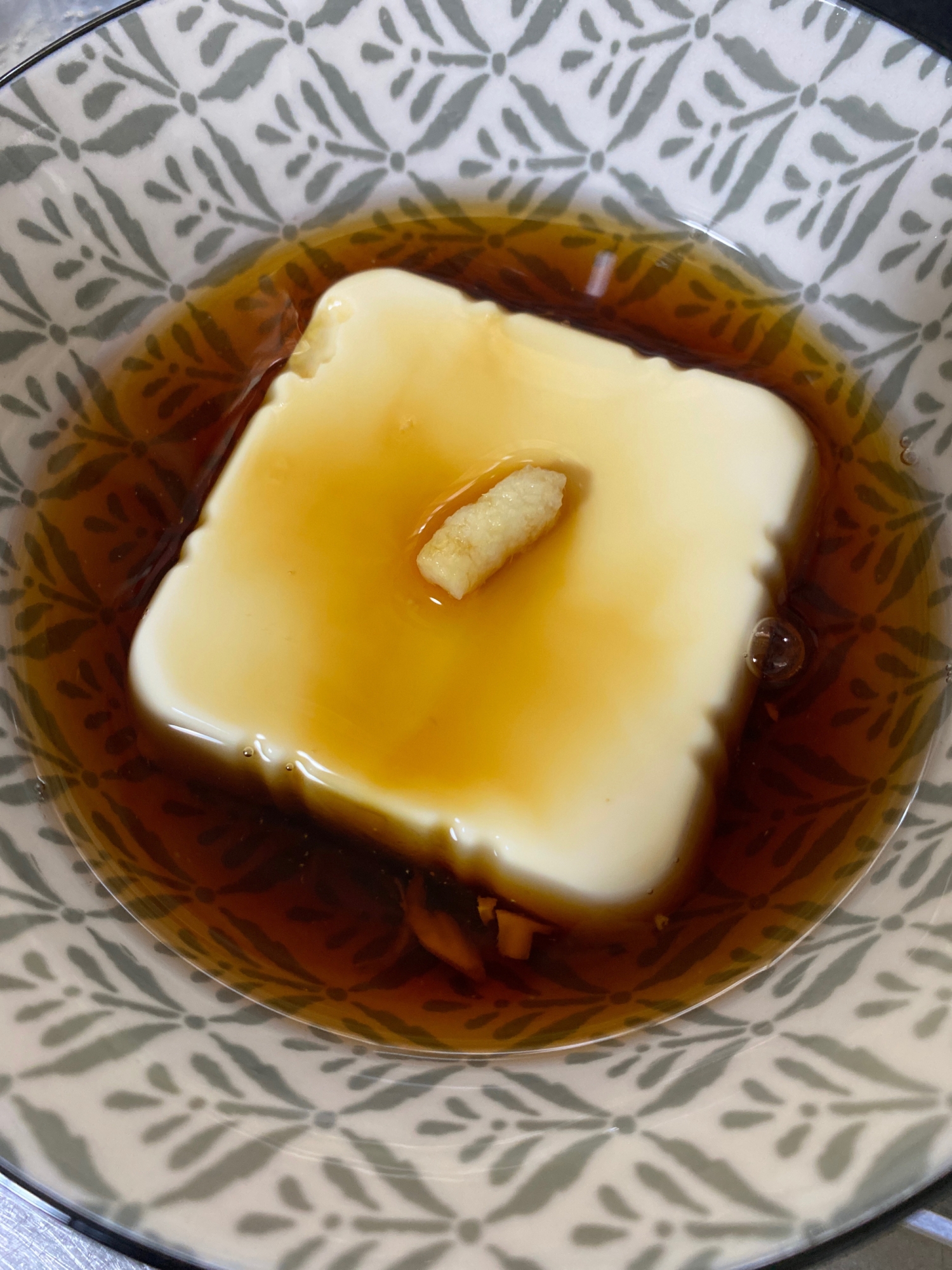 レンジで簡単☆生姜湯豆腐