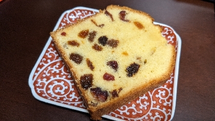 私のお気に入り♥ドライフルーツのパウンドケーキ♥