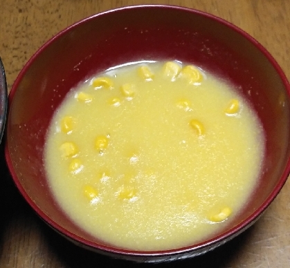 粉末スープで簡単に！本格中華風コーンスープ