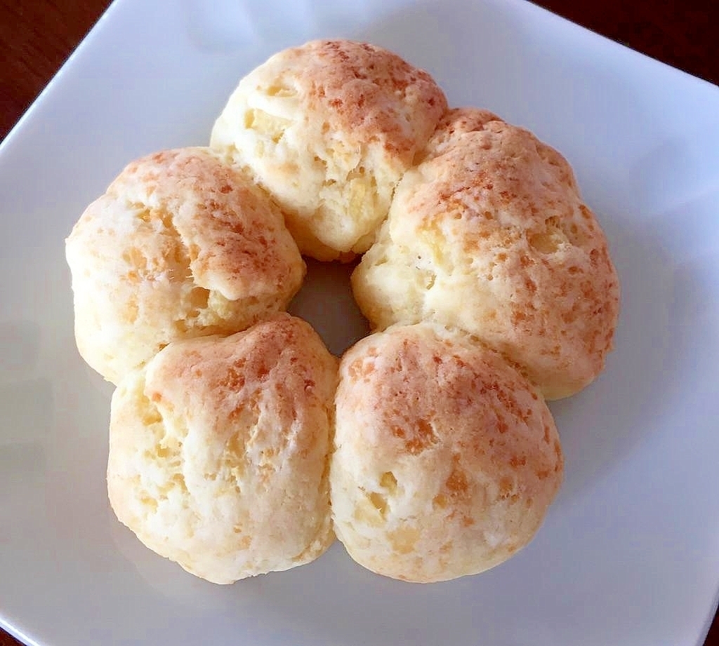 ホットケーキミックスであっさり豆腐の焼きドーナツ