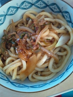 給食風　肉味噌うどん